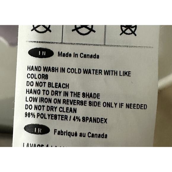 Joseph Ribkoff Lavender Fog Asymmetrical Sleeveless Tunic Top Size 6 EUC - Picture 8 of 9